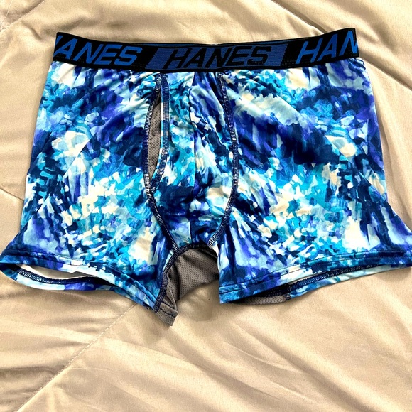 Hanes TyeDye Pattern Boxer Brief w/ X-Temp - Picture 1 of 3
